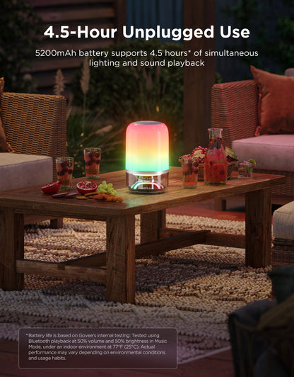 Refurbished Govee Table Lamp 2 Pro x Sound by JBL