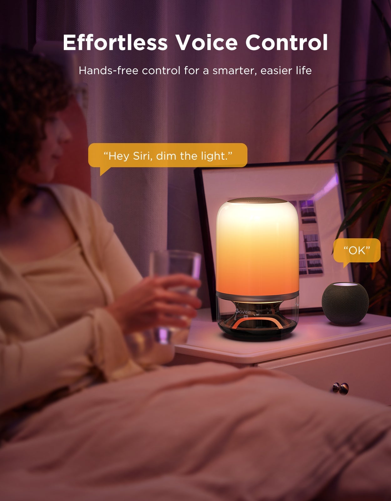 Refurbished Govee Table Lamp 2 Pro x Sound by JBL