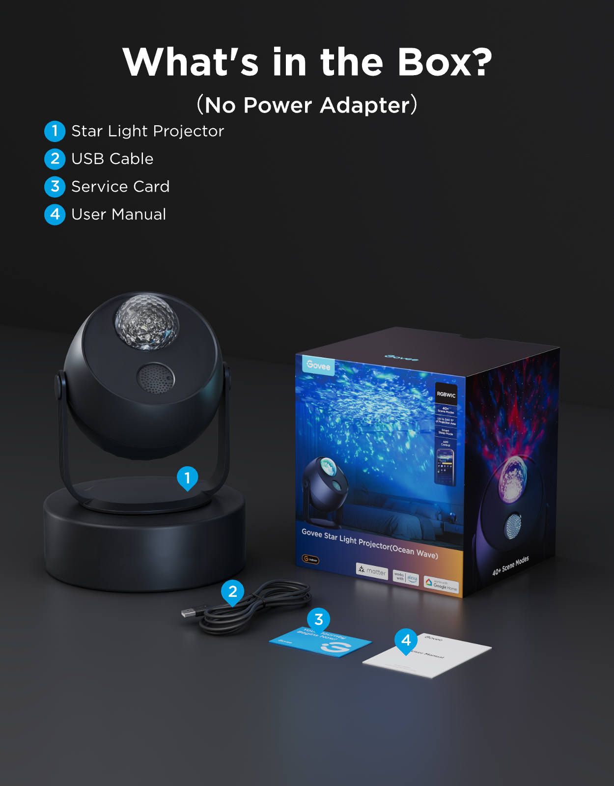 【Business Only】Govee Star Light Projector (Ocean Wave)