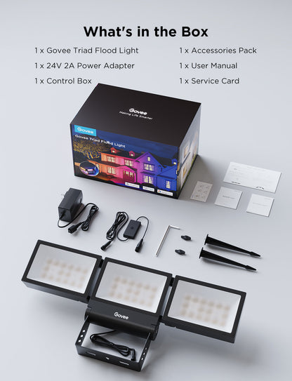 [Super Sale] Govee Outdoor Triad Flood Lights