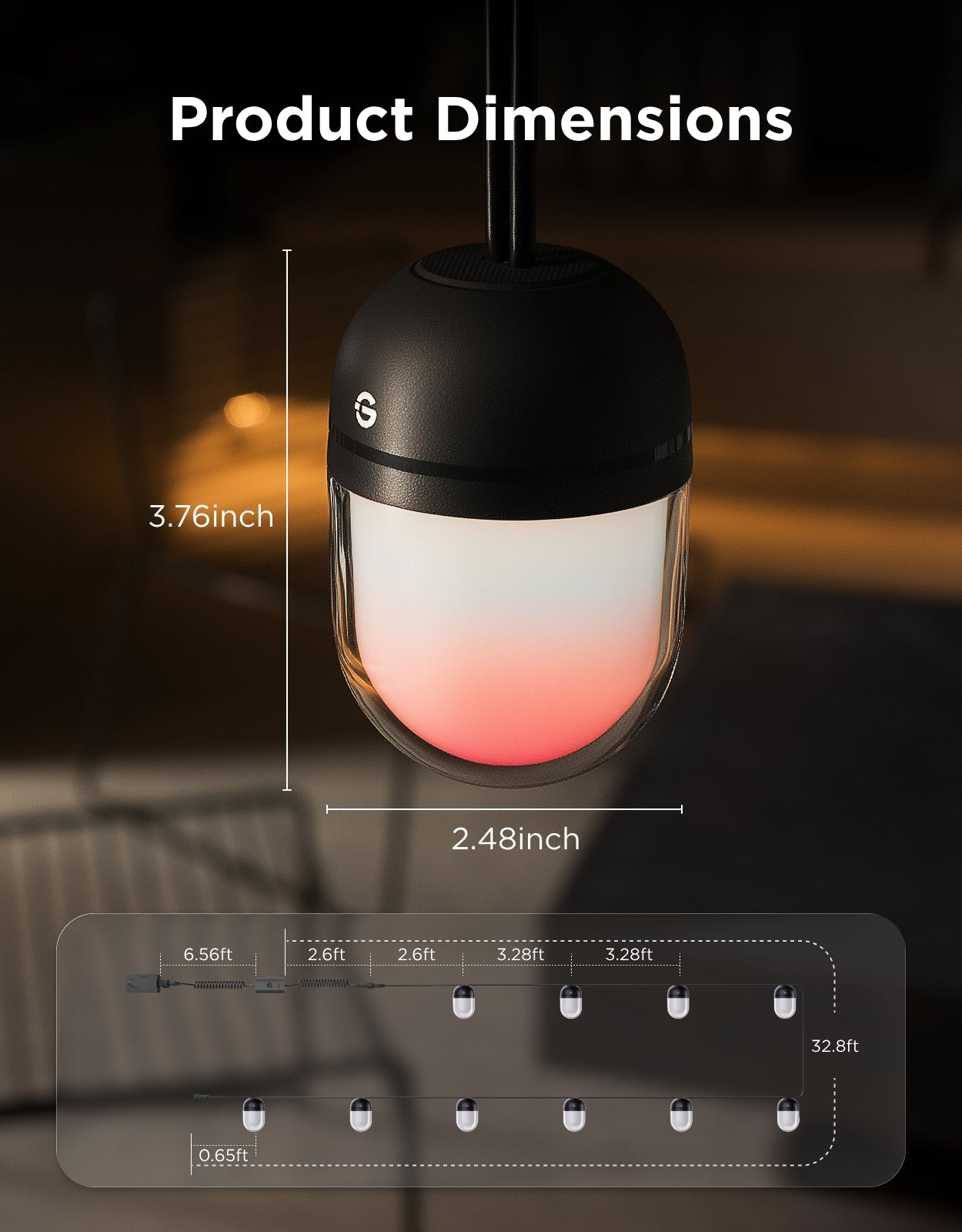 【Business Only】Govee Outdoor Chromatic String Lights