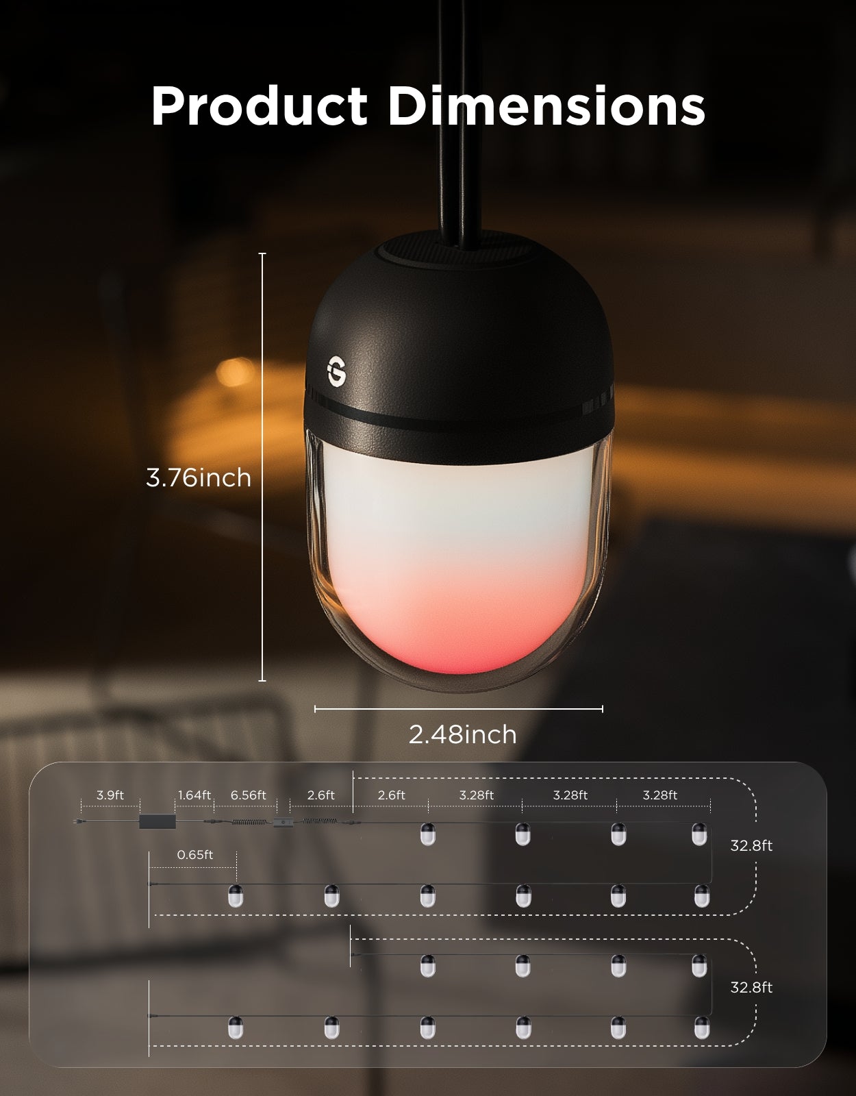【Business Only】Govee Outdoor Chromatic String Lights