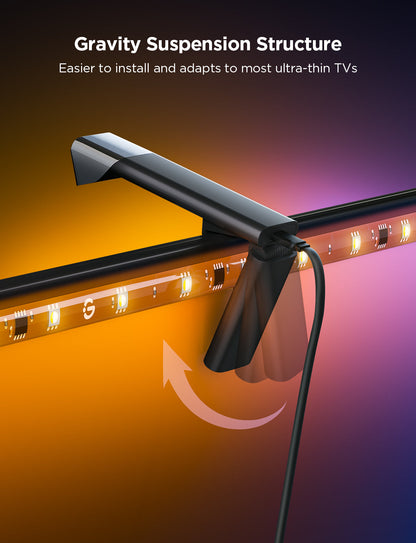 backlight television installation