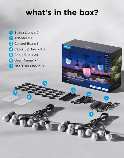 【Business Only】Govee Outdoor Chromatic String Lights