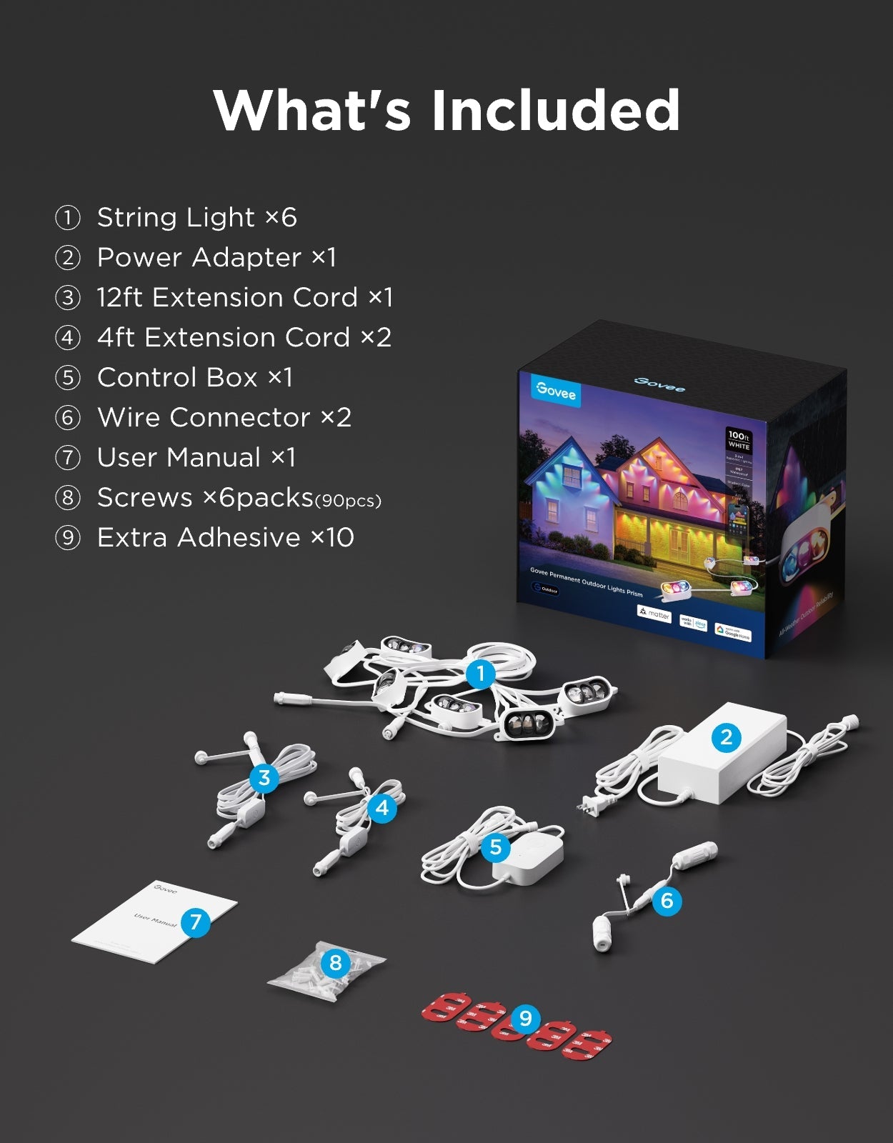 【Business Only】Govee Permanent Outdoor Lights Prism