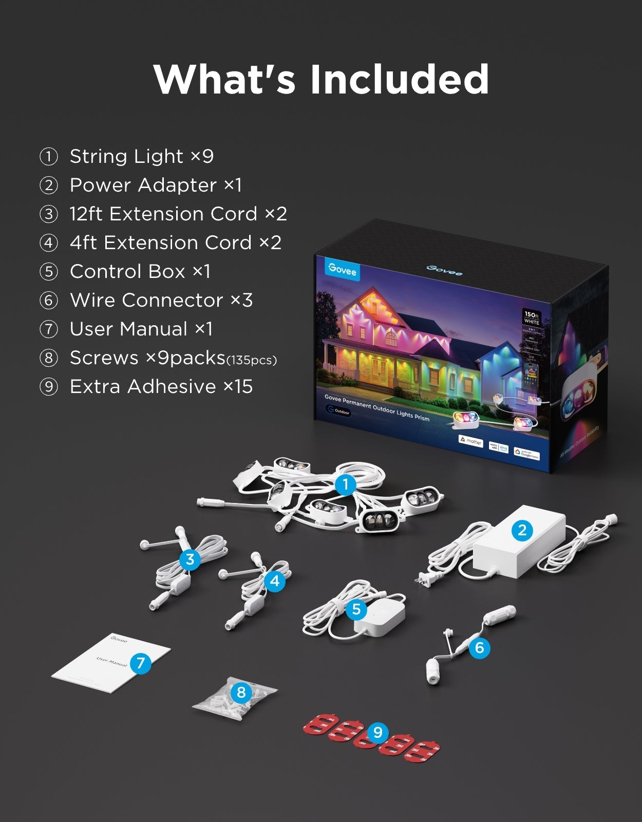 [Super Sale] Govee Permanent Outdoor Lights Prism