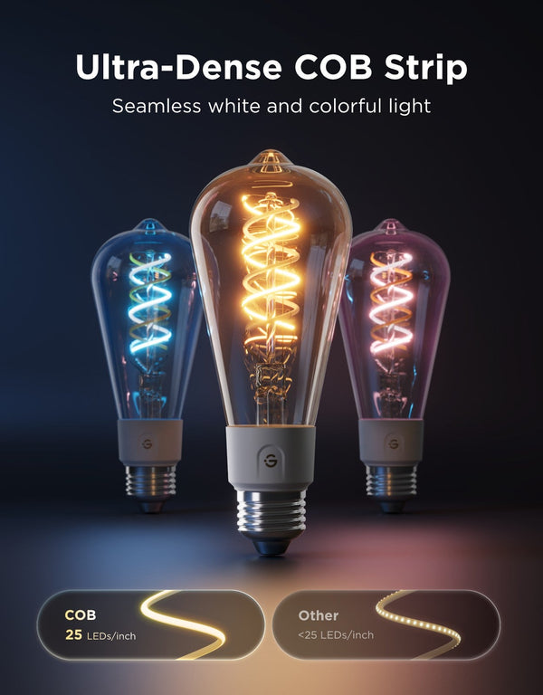 Govee ST19 Smart Edison Light Bulb E26 500lm