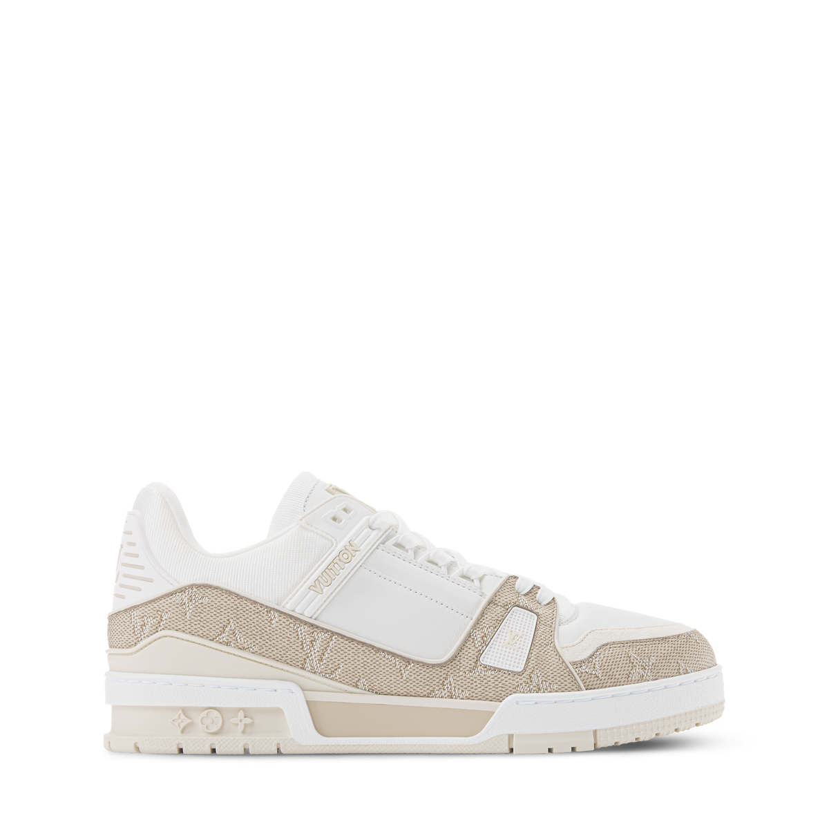 Louis Vuitton LV Trainer Beige Monogram Leather Sneaker