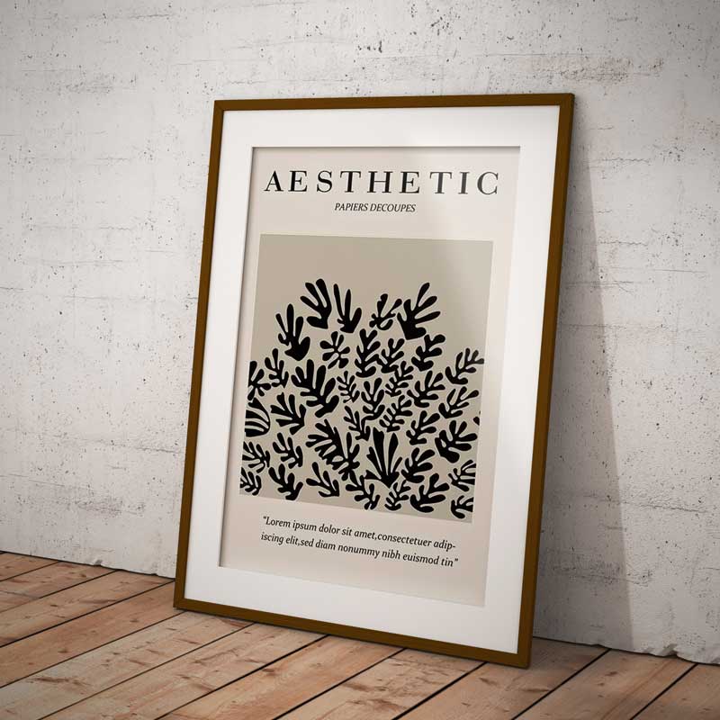 Art Boho Aesthetic Wall Art Print — Wall Art (view 2)