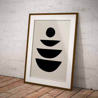 Art Boho All Cups Wall Art Print