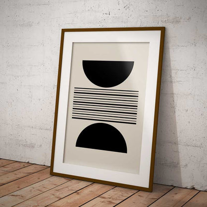 Art Boho Cup Lines Wall Art Print