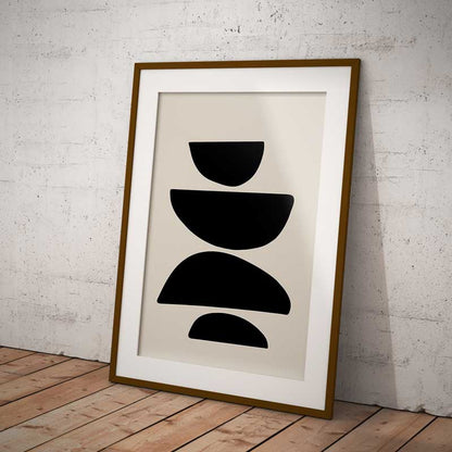 Art Boho Cups Wall Art Print