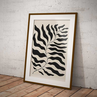 Art Boho Leaves Wall Art Print