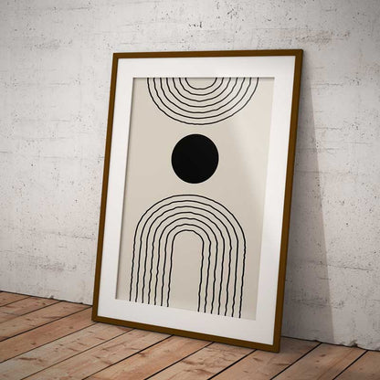 Art Boho Linhas Wall Art Print
