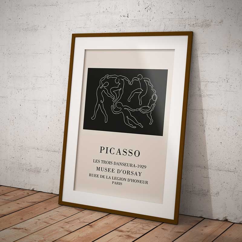 Art Boho Picasso Wall Art Print — Wall Art (view 2)