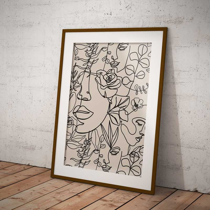 Art Boho She Wall Art Print — Wall Art (view 2)