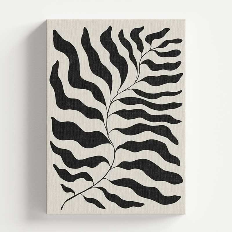 Art Boho Leaves Wall Art Print — Wall Art