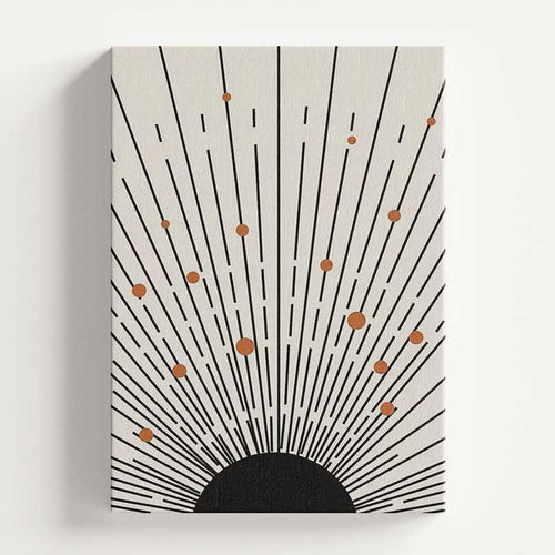 Art Boho Sunset | Abstract Boho Art Wall Art Print
