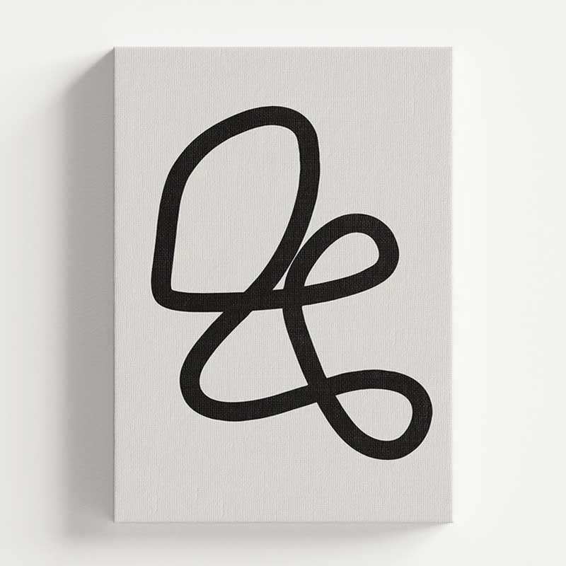 Art Boho Scribble Wall Art Print — Wall Art