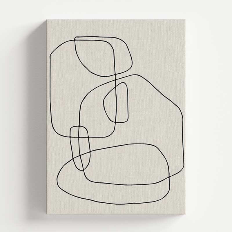 Art Boho Scribbles Wall Art Print — Wall Art