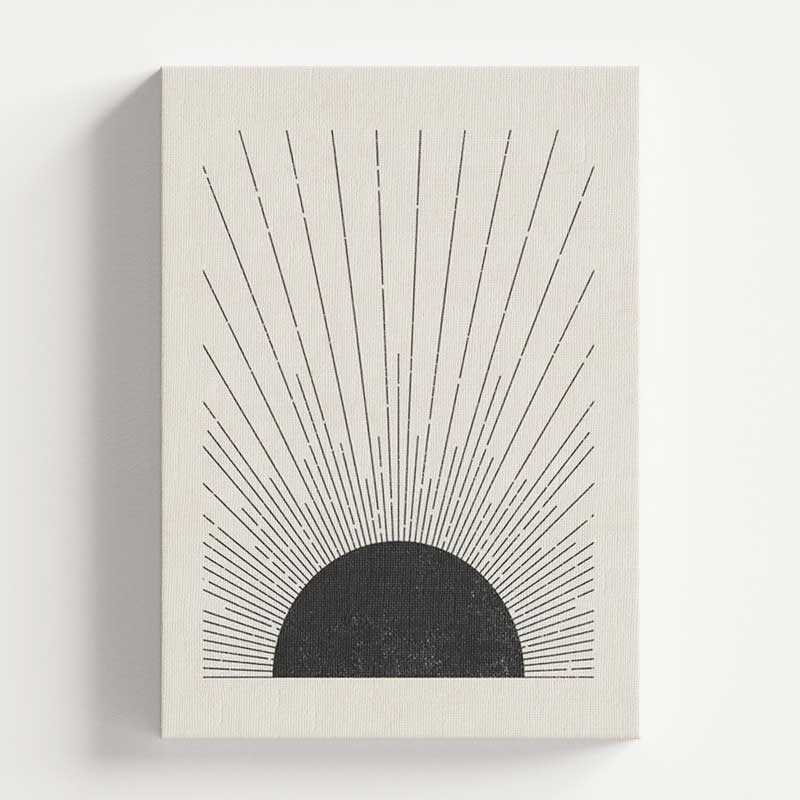 Art Boho Sun Wall Art Print — Wall Art