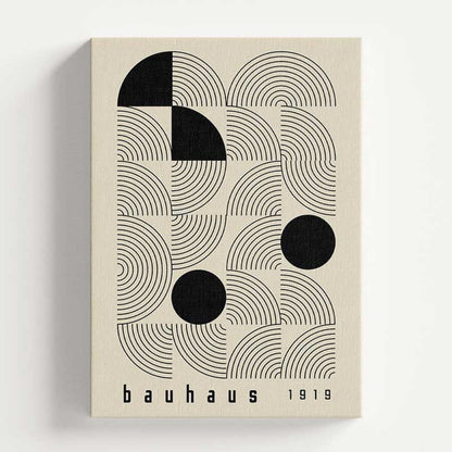 Bauhaus 1919 | Modernist Geometric Art Wall Art Print