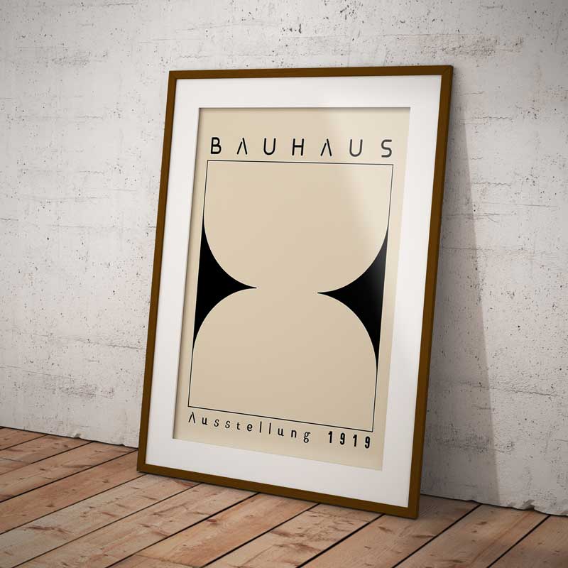 Bauhaus Design Ausstellung 1919 U Wall Art Print
