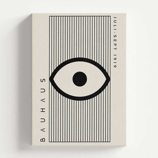 Bauhaus Design Juli-Sept 1919 Eye Wall Art Print