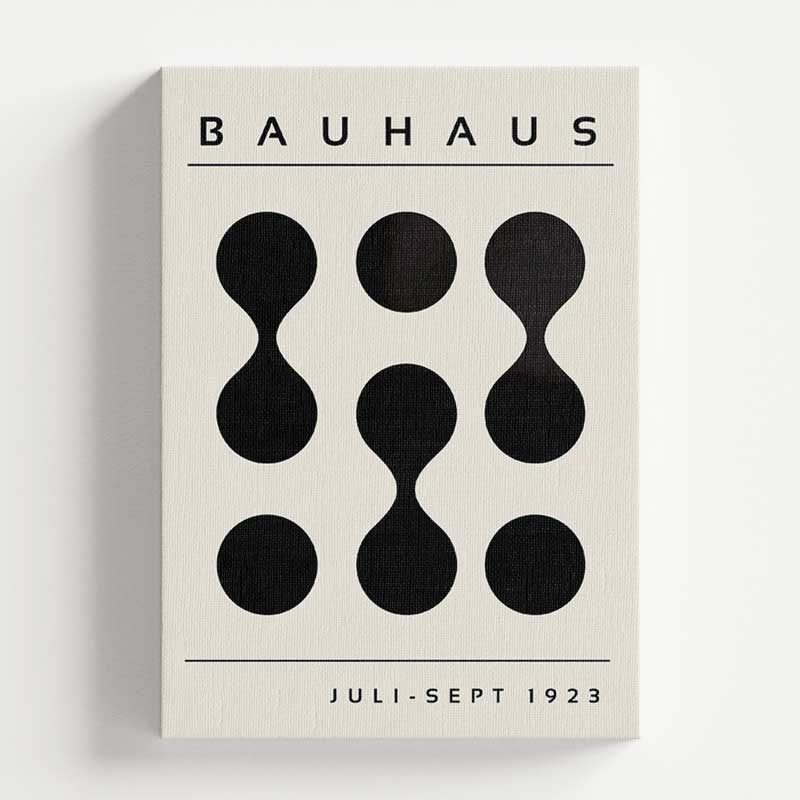 Bauhaus Design Juli-Sept 1923 Organic Wall Art Print