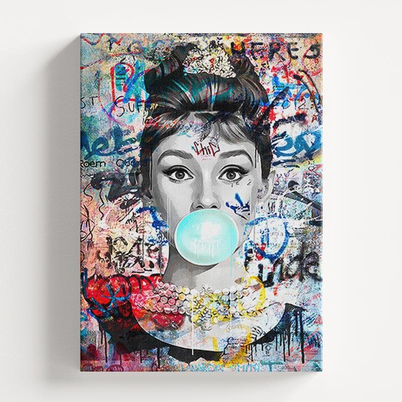 Graffiti Divas Audrey Wall Art Print