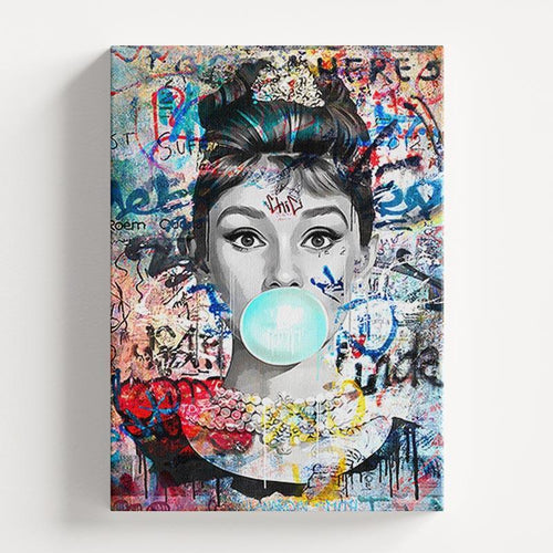 Graffiti Divas Audrey Wall Art Print