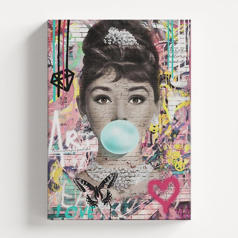Graffiti Divas Audrey Diamond Wall Art Print