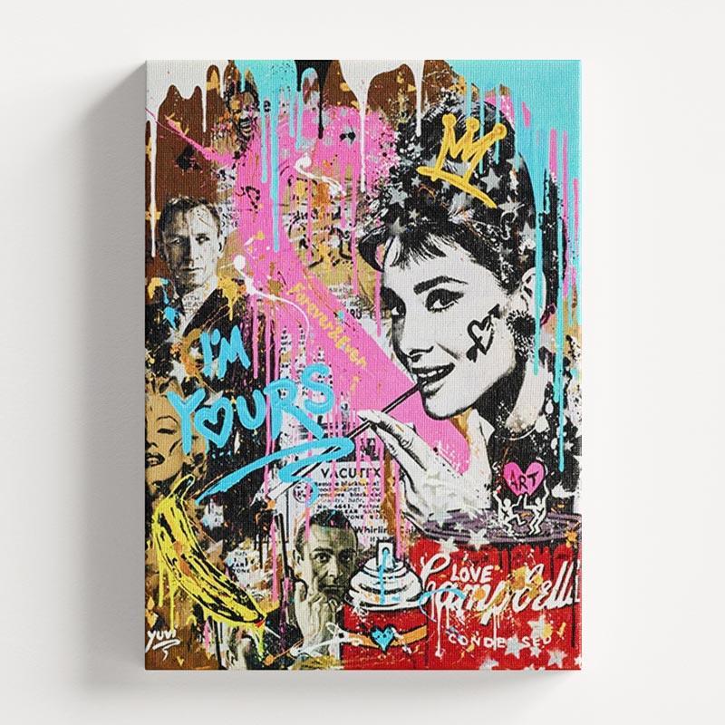 Pop Art Graffiti Audrey Wall Art Print
