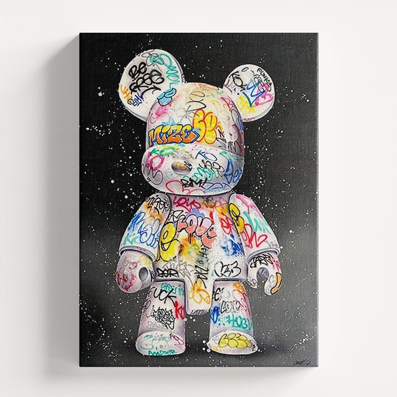 Bear Graffiti Wall Art Print — Wall Art