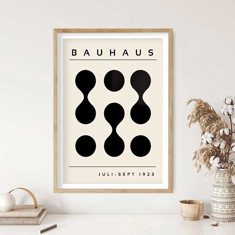 Bauhaus Design Juli-Sept 1923 Organic Wall Art Print