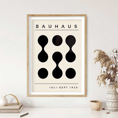 Bauhaus Design Juli-Sept 1923 Organic Wall Art Print