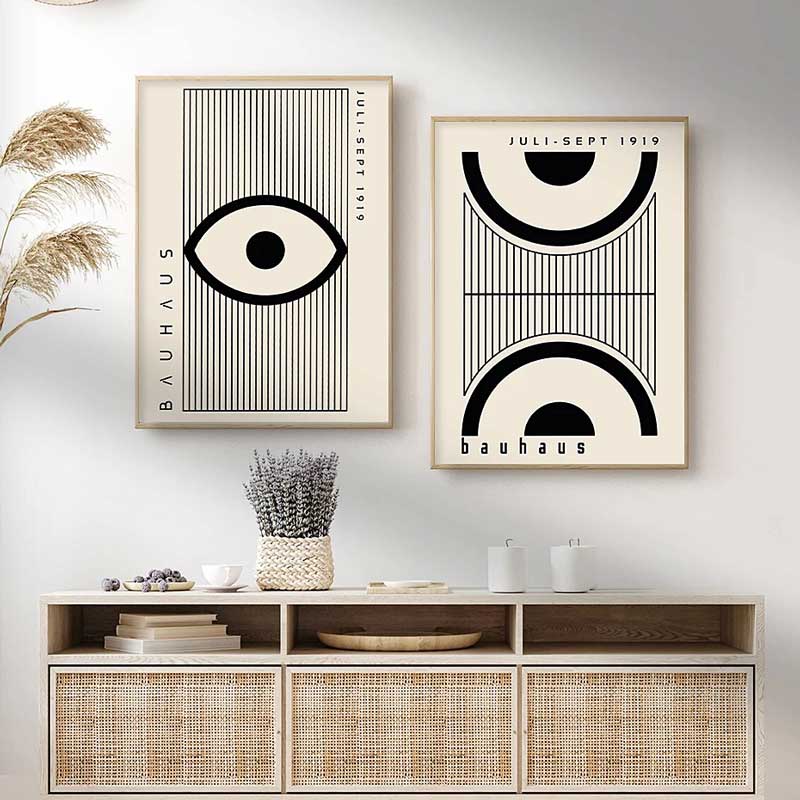 Bauhaus Design Juli-Sept 1919 Wall Art Print
