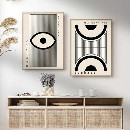 Bauhaus Design Juli-Sept 1919 Wall Art Print