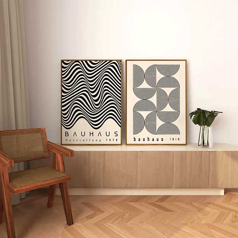 Bauhaus Design Ausstellung 1919 U Wall Art Print