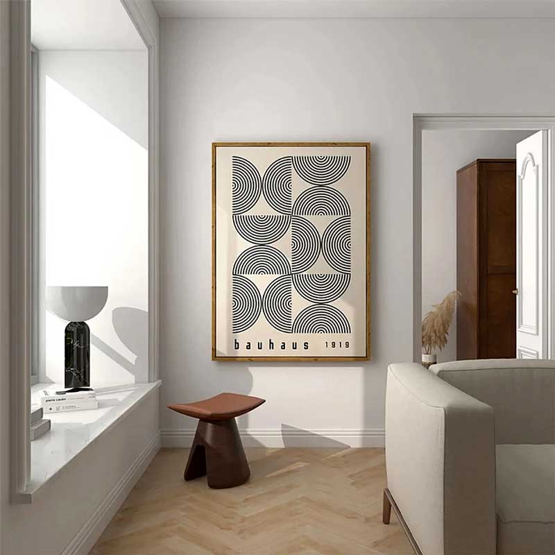 Bauhaus Design Ausstellung 1919 Wall Art Print