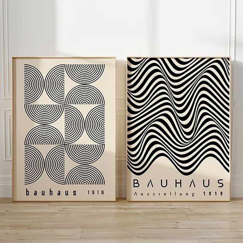 Bauhaus Design Ausstellung 1919 U Wall Art Print