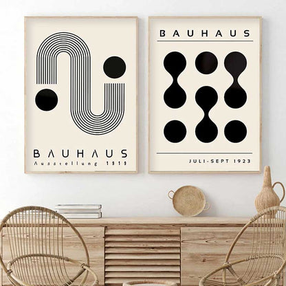 Bauhaus 1919 | Modernist Geometric Art Wall Art Print