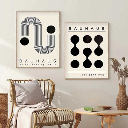 Bauhaus Design Ausstellung 1919 U Wall Art Print