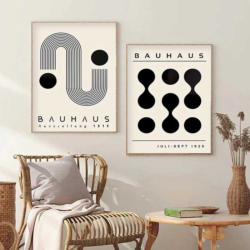Bauhaus Design Juli-Sept 1919 Mirror Wall Art Print