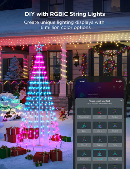 Refurbished Govee Cone Tree Lights