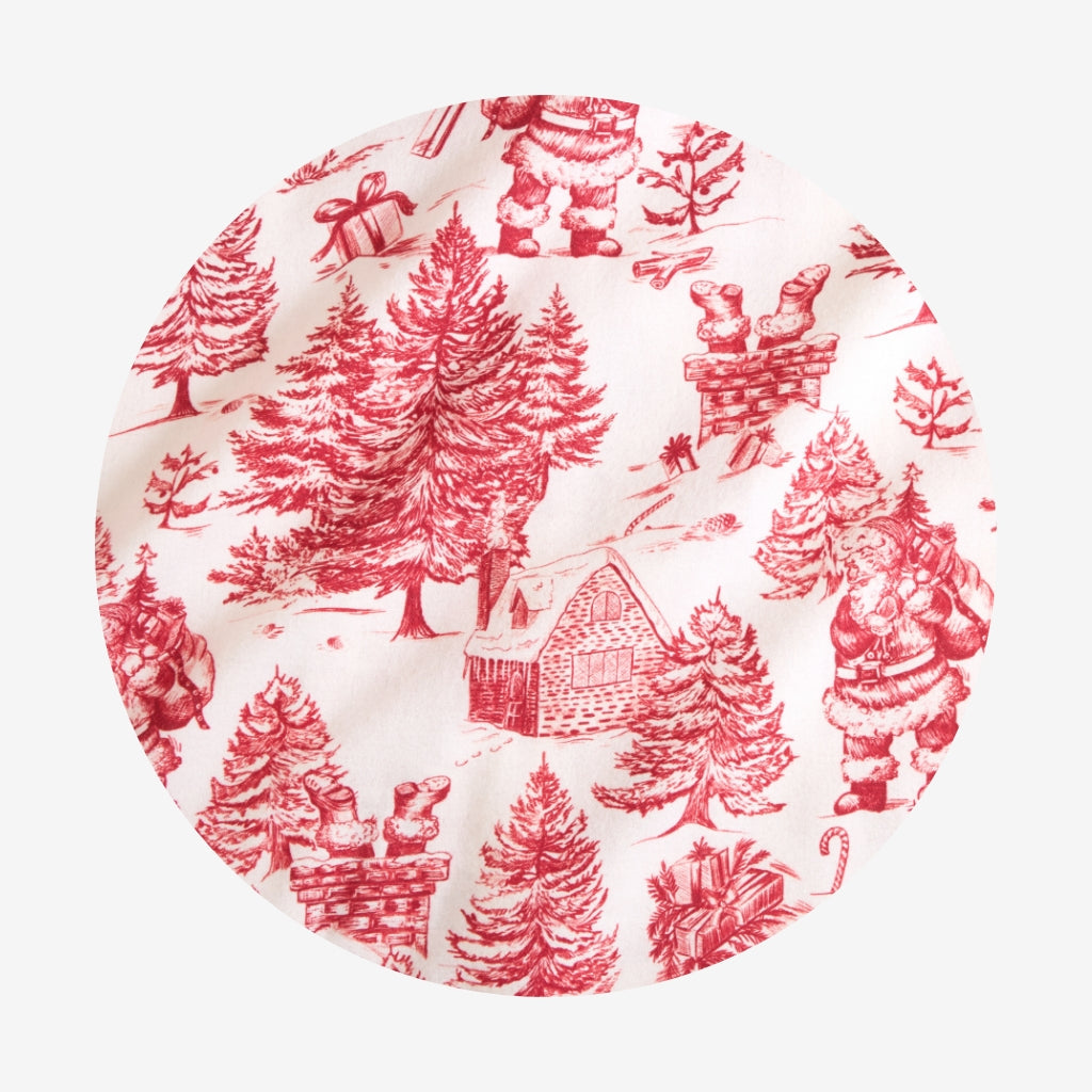 Father Christmas Adult Flannelette Poshmas Hat