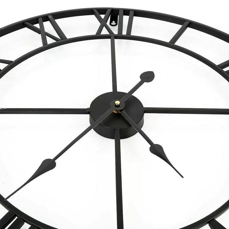 Retro Black Wall Clock