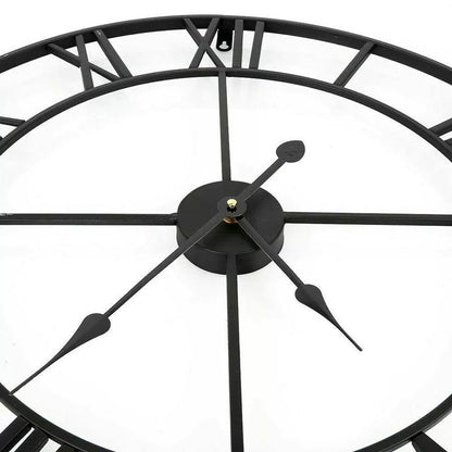 Retro Black Wall Clock