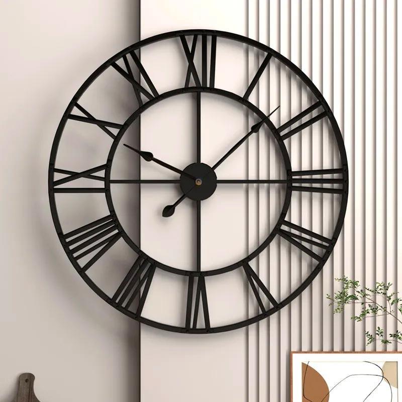 Retro Black Wall Clock — Wall Clock