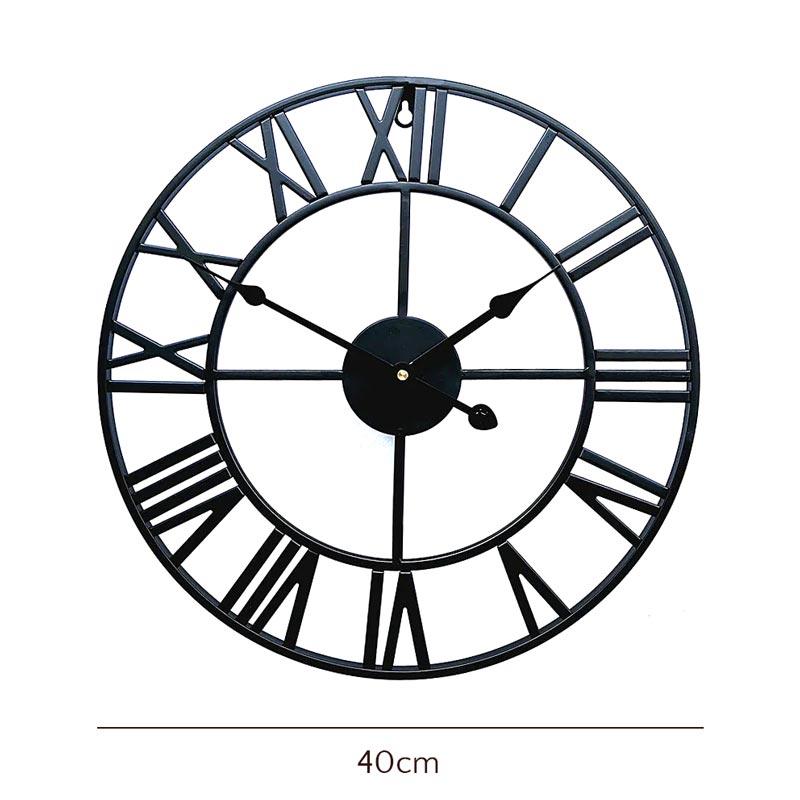 Retro Black Wall Clock